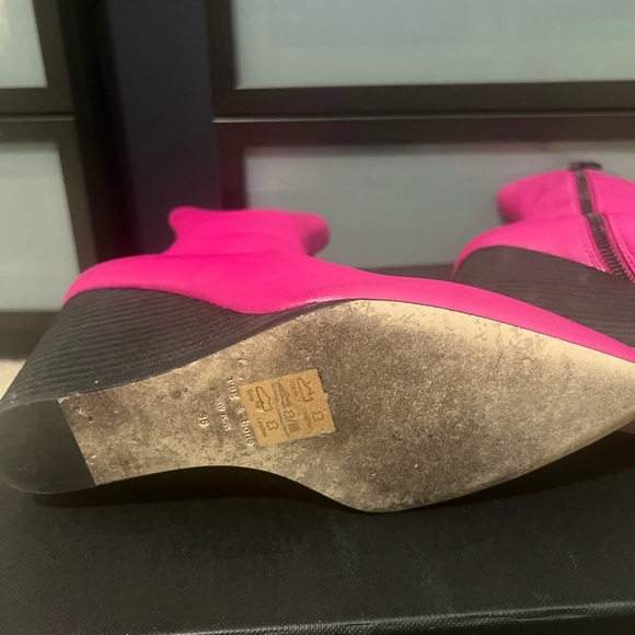 Rag & Bone Phoenix Wedge Boot - Fuchsia - 38 - Picture 9 of 9